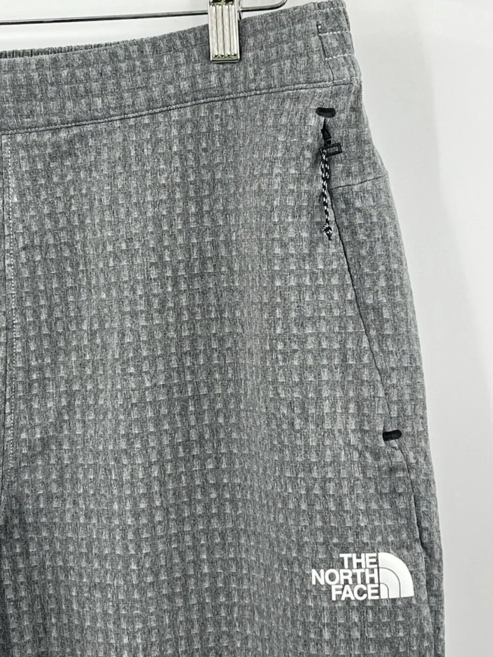 THE NORTH FACE Men's Gray Texture Check Tekware Pants Large